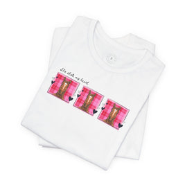Pink Vintage 'She Stole My Heart' Horse Tee