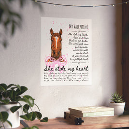 Personalized Horse Poster — 