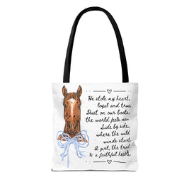 Personalized Horse Tote Bag — 