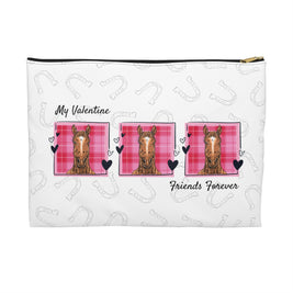 Personalized Horse Lover Accessory Pouch — 
