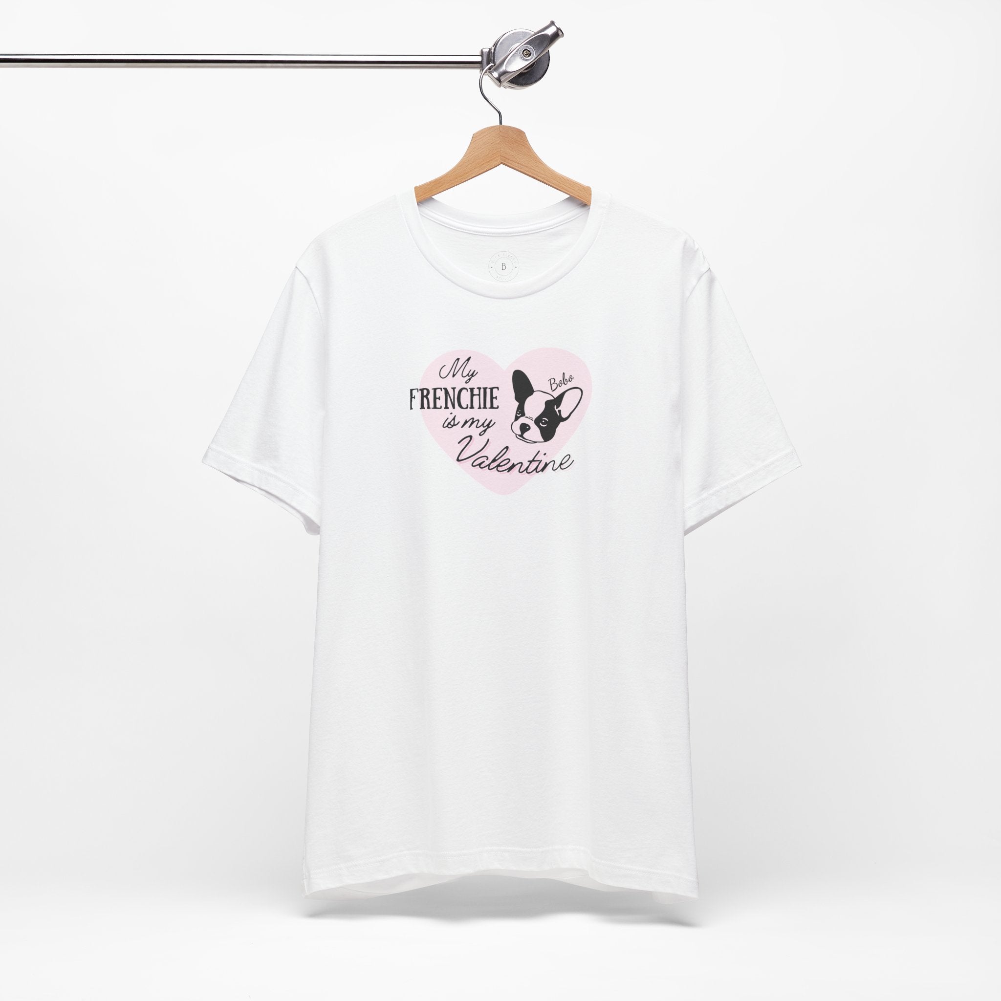 Personalized Vintage Frenchie Valentine T-Shirt