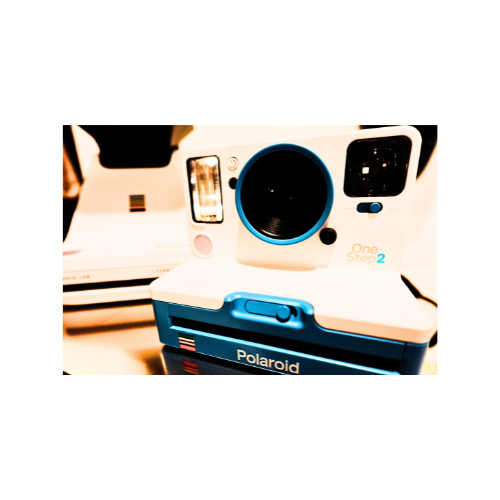 vintage style photo of polaroid camera