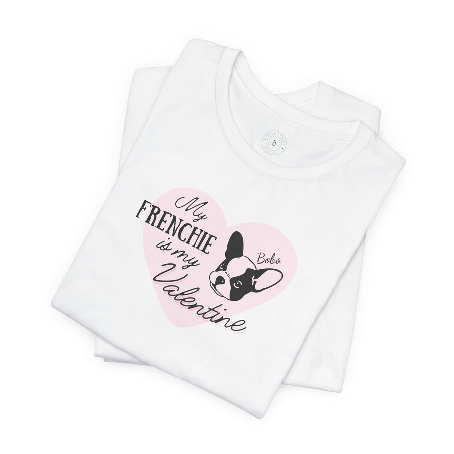 Personalized Vintage Frenchie Valentine T-Shirt