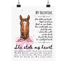 Personalized Horse Poster — 